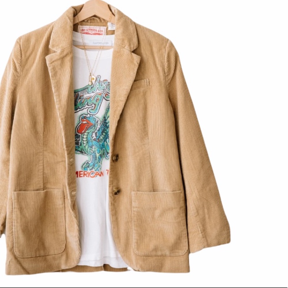 Levi's Tan Corduroy Blazer